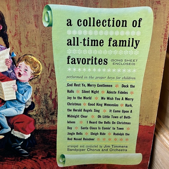 A Golden 🌟 Christmas Sing-A-Long Vinyl Record 🎅🏽 - Picture 2 of 6